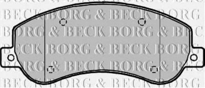 BORG & BECK bbp1964 -  Комплект тормозных колодок, дисковый тормоз